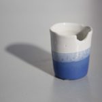 tasse petite en porcelaine fabriquée par l'atelier terenko à vannes