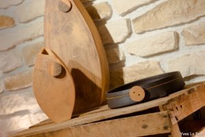 Vase, grès roux, poterie, juliette lecuyer, morbihan