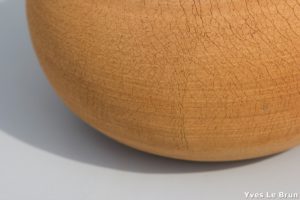 Boule, grès brut, céramique terenko, saint avé, bretagne