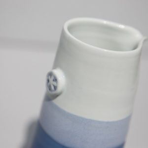 Pichet porcelaine, atelier poterie vannes, morbihan