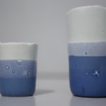 Tasse porcelaine fabriquée pat l'atelier terenko à vannes