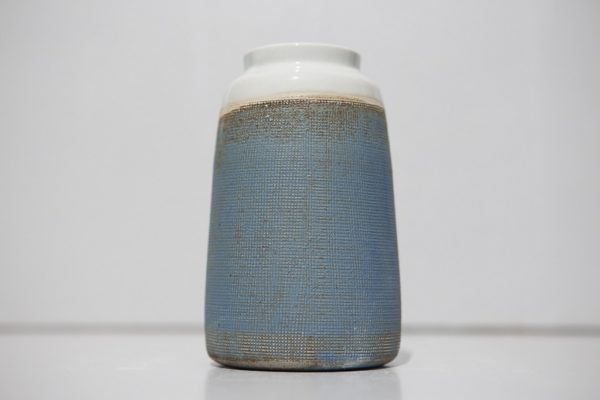 Vase grès bleu céramique fabriquée en Morbihan